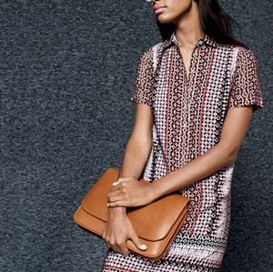 J. CREW 100% Silk Printed Dress